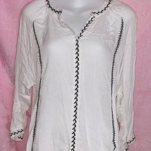 white long sleeve shirt